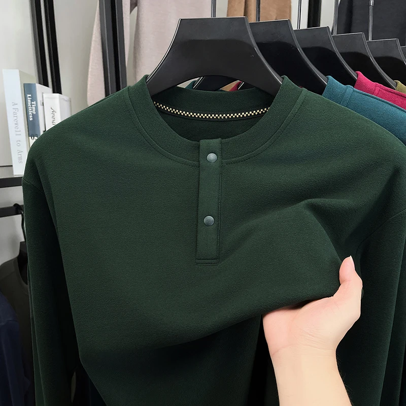Suéter Henley de Corte Holgado - Thermal Long John reseña y precio